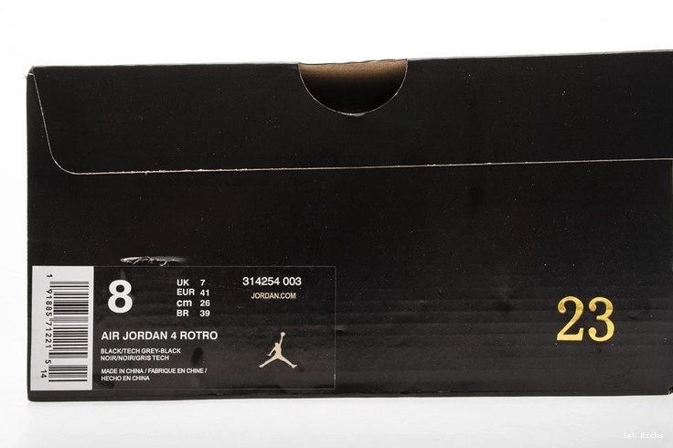 Retro 4 Oreo 314254-003 Ls Jordan Air 1016